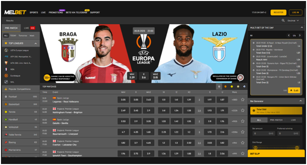 MelBet Ghana Football Insights